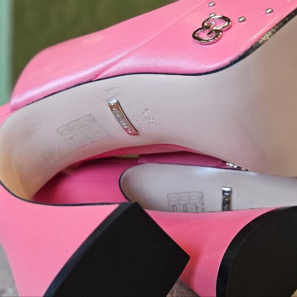 Gucci GG 110mm platform mules in Mystic White Sz EU 38+ - Picture 9 of 12